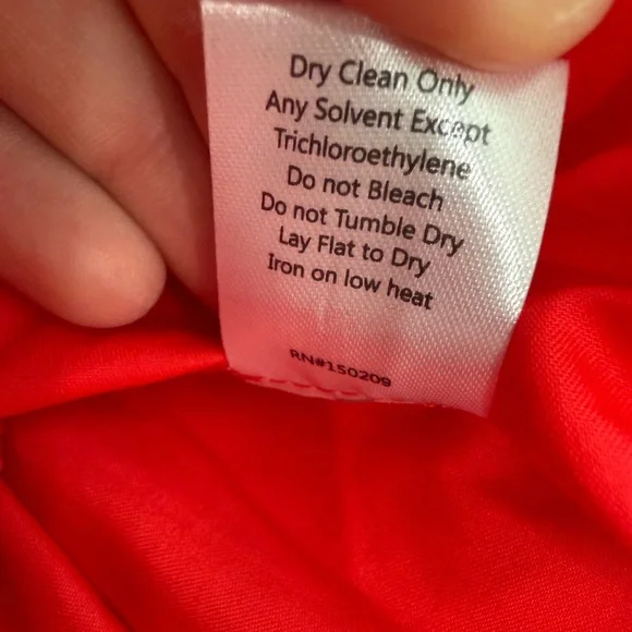 La Ligne NWT Solid Marceline Cotton Poplin Dress in Poppy XL - Picture 14 of 14